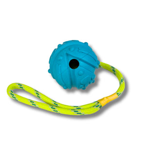 Solid Rubber Ball with Rope