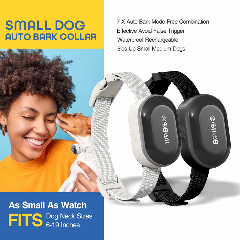 Effective anti-bark collar, avoids false triggers, waterproof, rechargeable