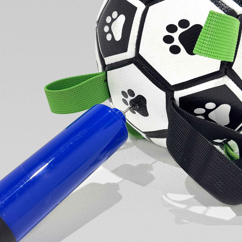 Interactive Dog Soccer Ball With Tabs - Large