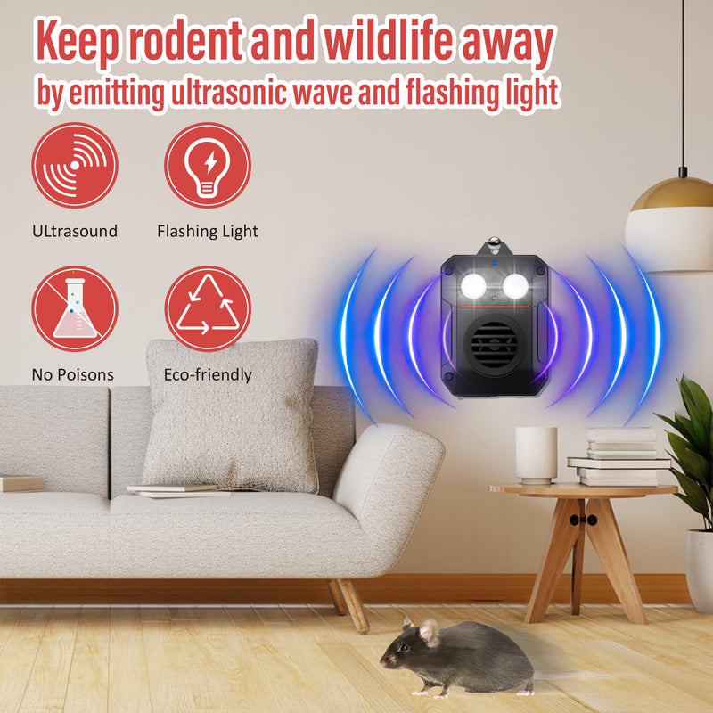 PestGuard Magnetic Ultrasonic Rodent Repeller