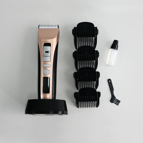 Premium Rechargeable Dog Grooming Clippers – Gold