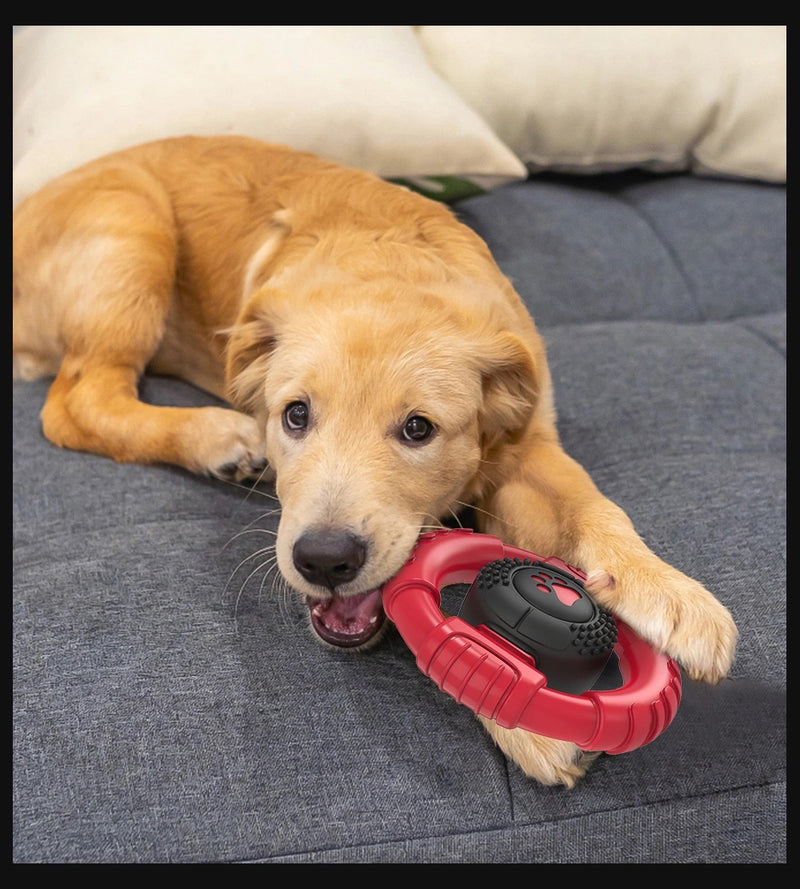 Ultra-Durable Steering Wheel Dog Toy