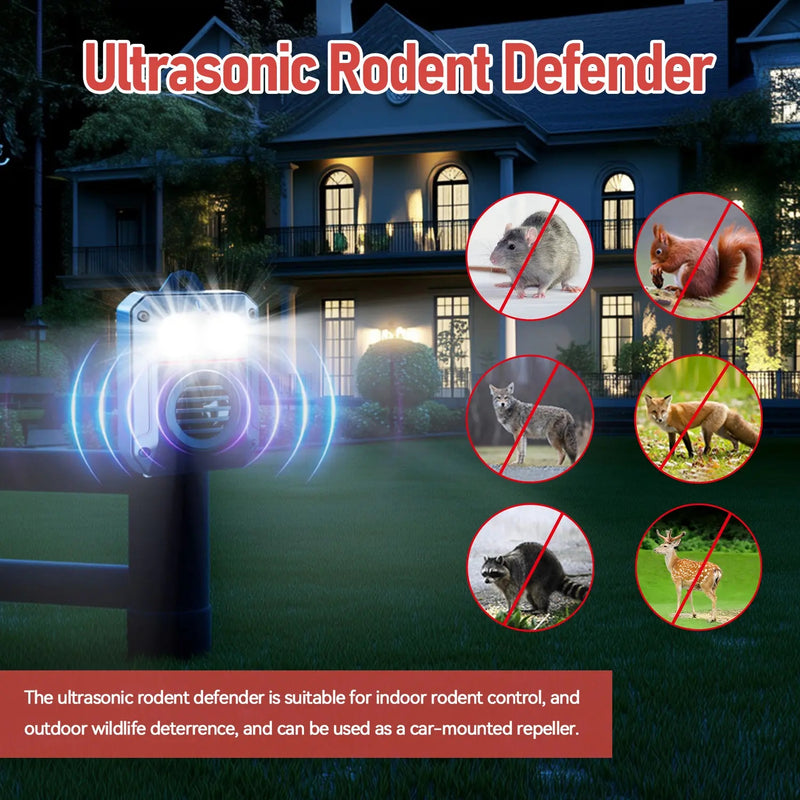 PestGuard Magnetic Ultrasonic Rodent Repeller