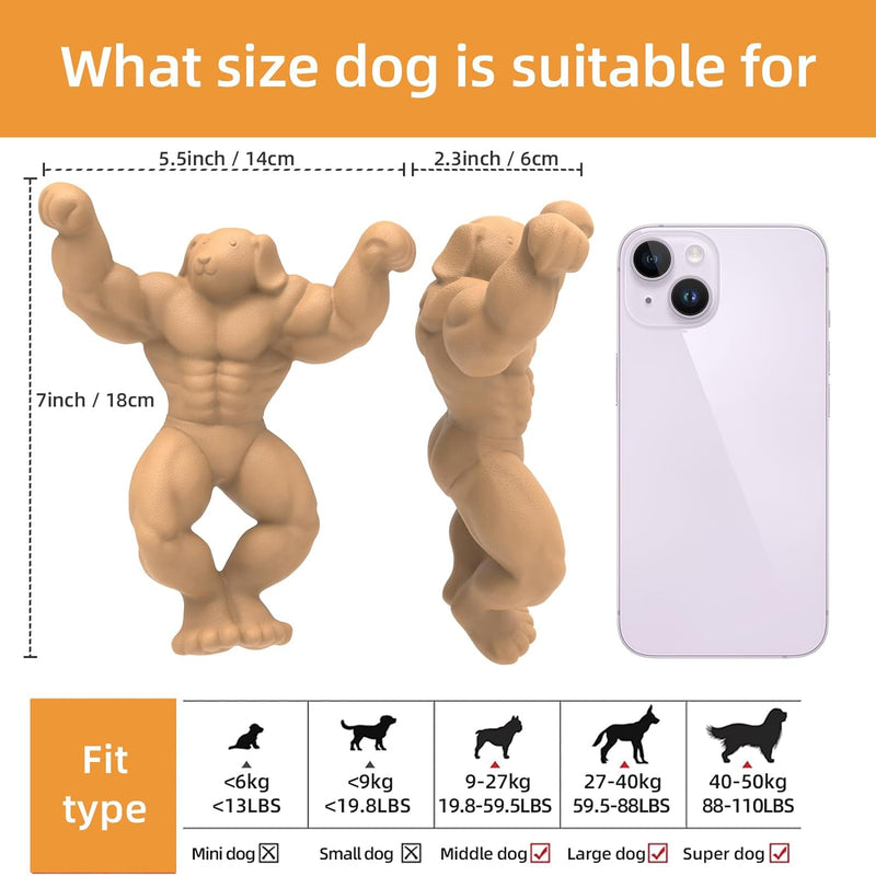 Muscle dog ultra-durable chew toy sizes