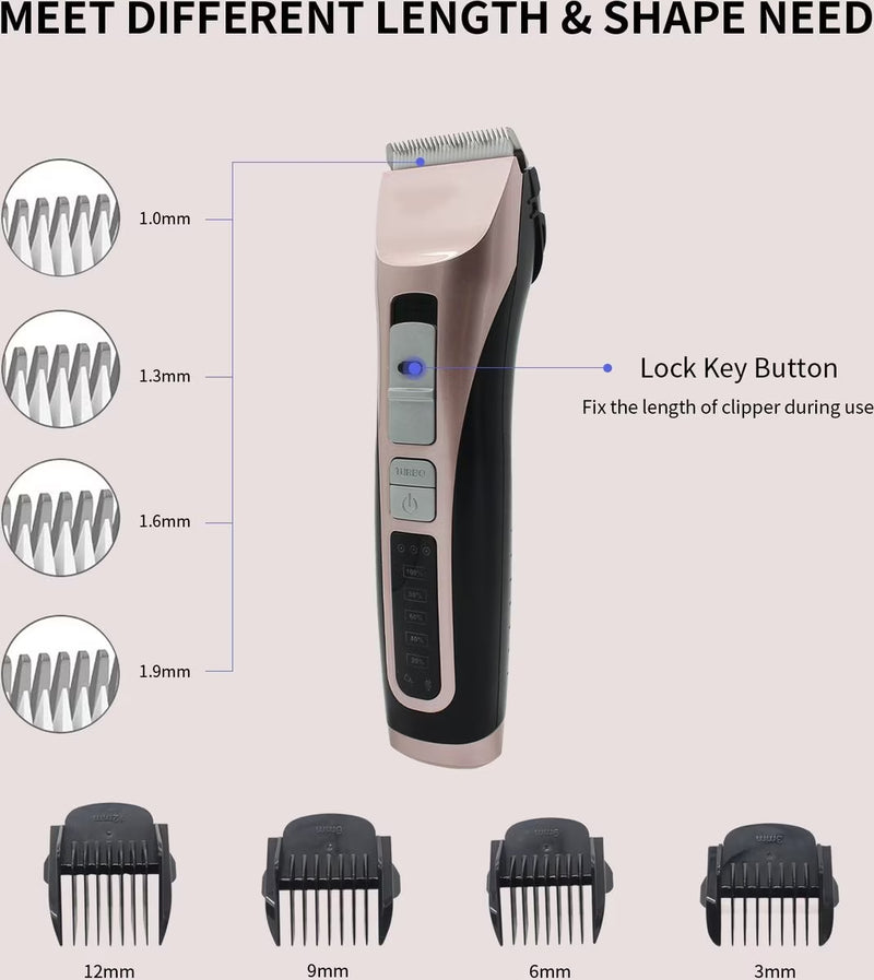 Professional Pet Clipper for Dogs  - Silver