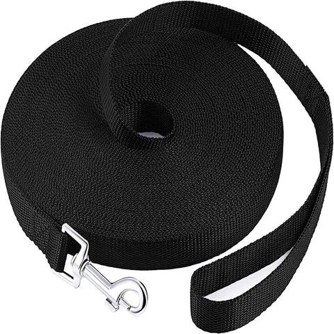 dog black leash