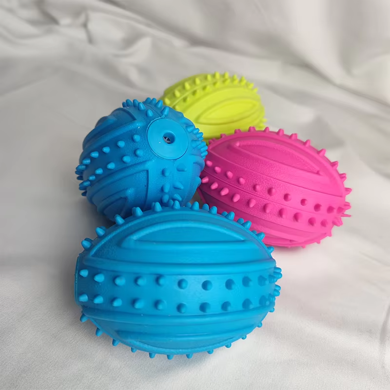 Rubber Dog Ball – Tough & Interactive Chew Toy