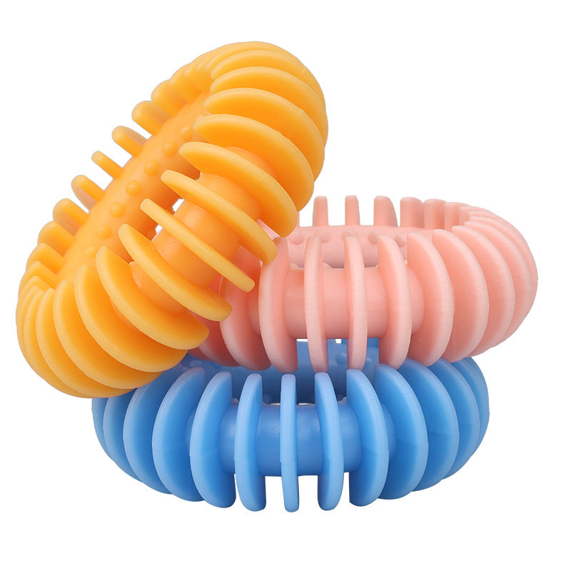 Safe dog dental toy for puppies, ideal for teething stages