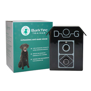 Ultrasonic anti-bark house suitable for reducing barking in various environments