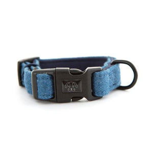 PuppCo Luxe Demin Dog Collar